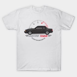 Black notchback T-Shirt